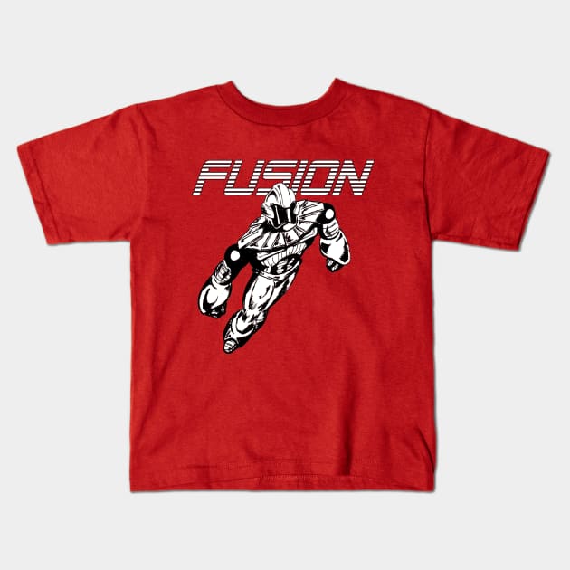 Fusion Logo Kids T-Shirt by mentaone